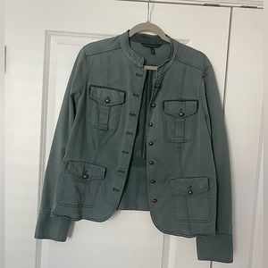 WHBM Light Green Jean Jacket